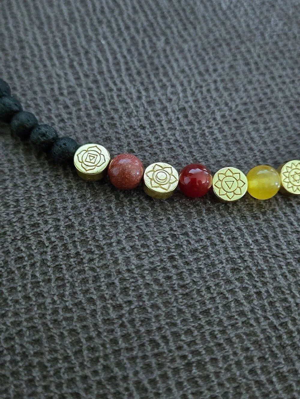 Shivam Seven7️⃣ Chakras🧘♀️ Beaded Necklace - NWT - Picture 3 of 15